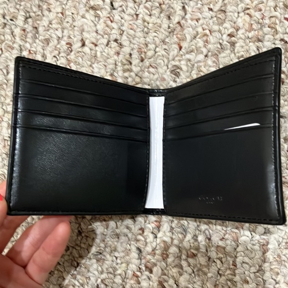 Coach Double Bill Signature Men Wallet- Mahogany Brown F75083 - Picture 10 of 11